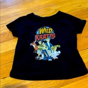 Girls or boys wild Kratts tee shirt